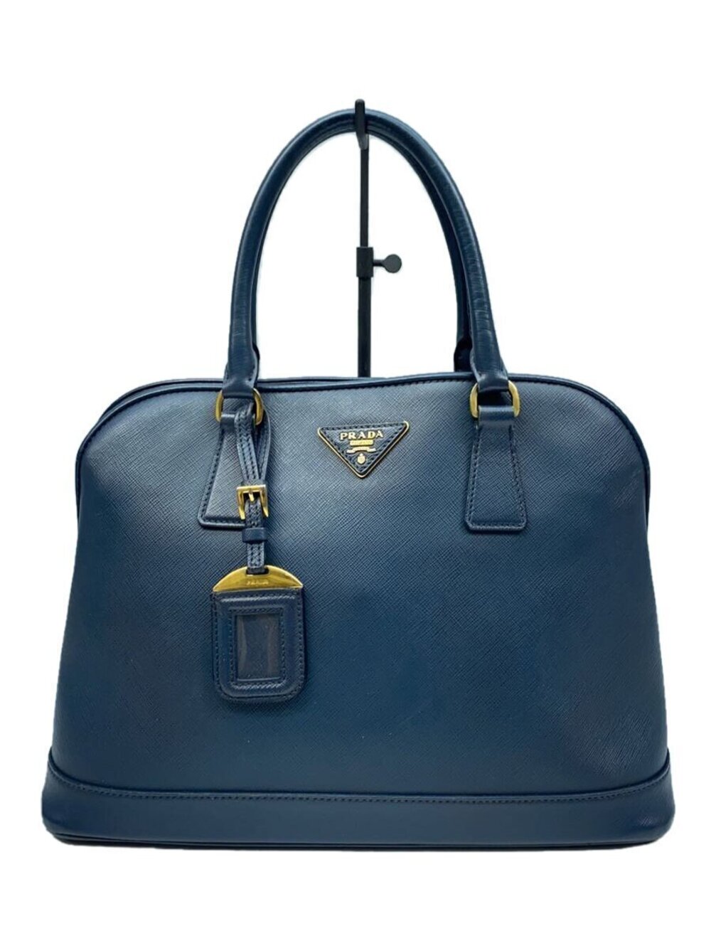 Prada SAFFIANO Handbag Tote Bag Triangle Leather